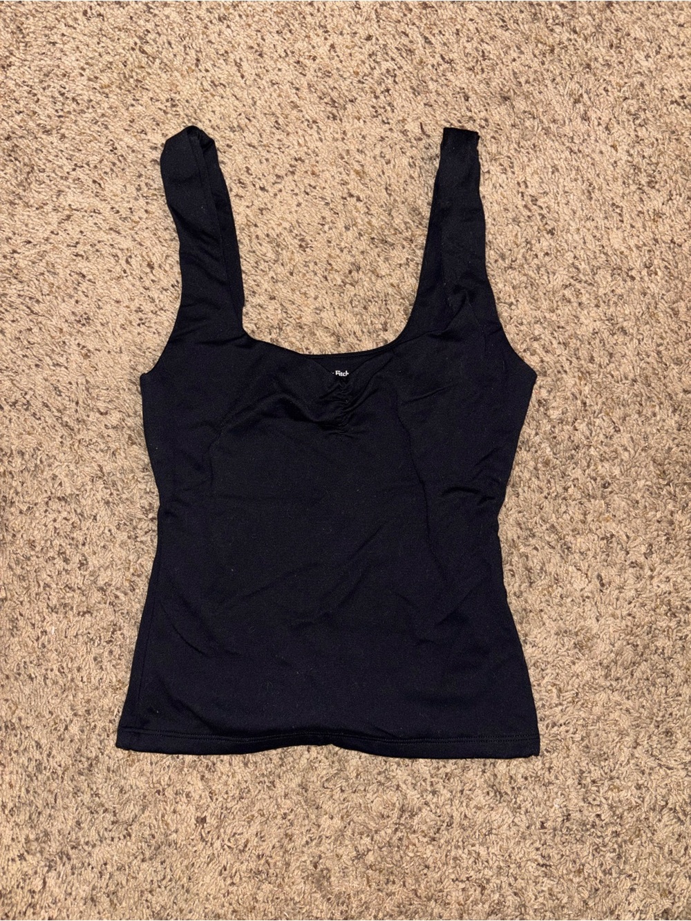 Abercrombie & Fitch Black Scoop Neck Camisole